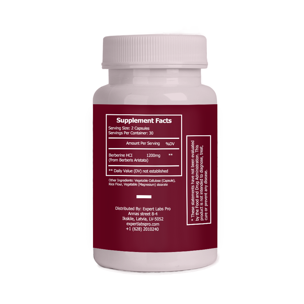 berberine supplement capsules