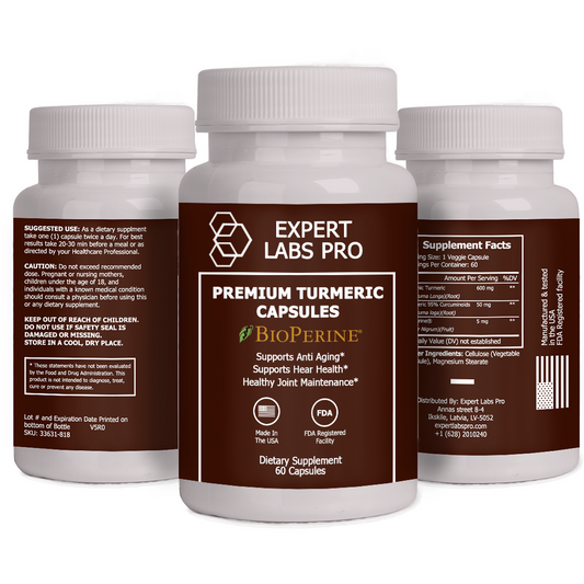 turmeric curcumin supplement capsules